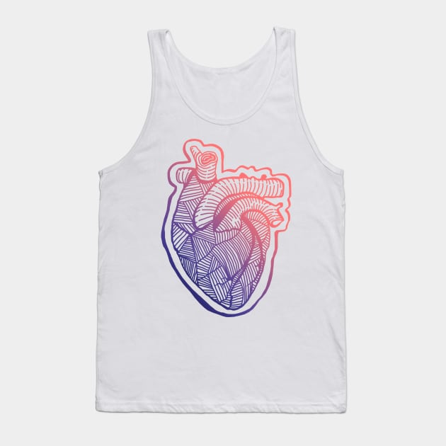 Heart Tank Top by Polydesign
